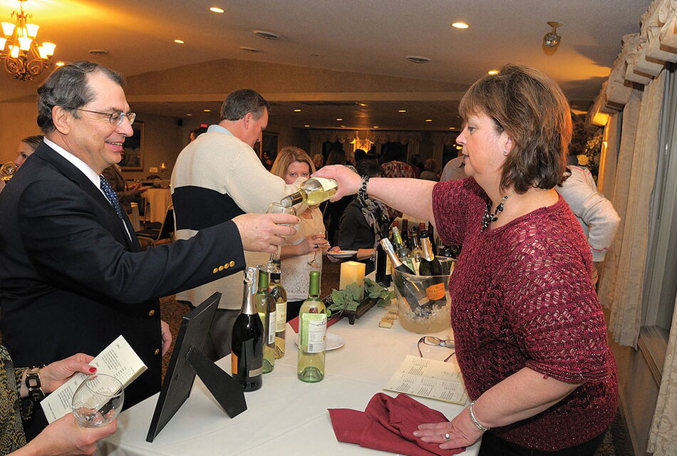 A wine tasting